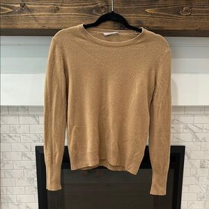 Everlane Tan Crewneck cashmere Sweater  Knit